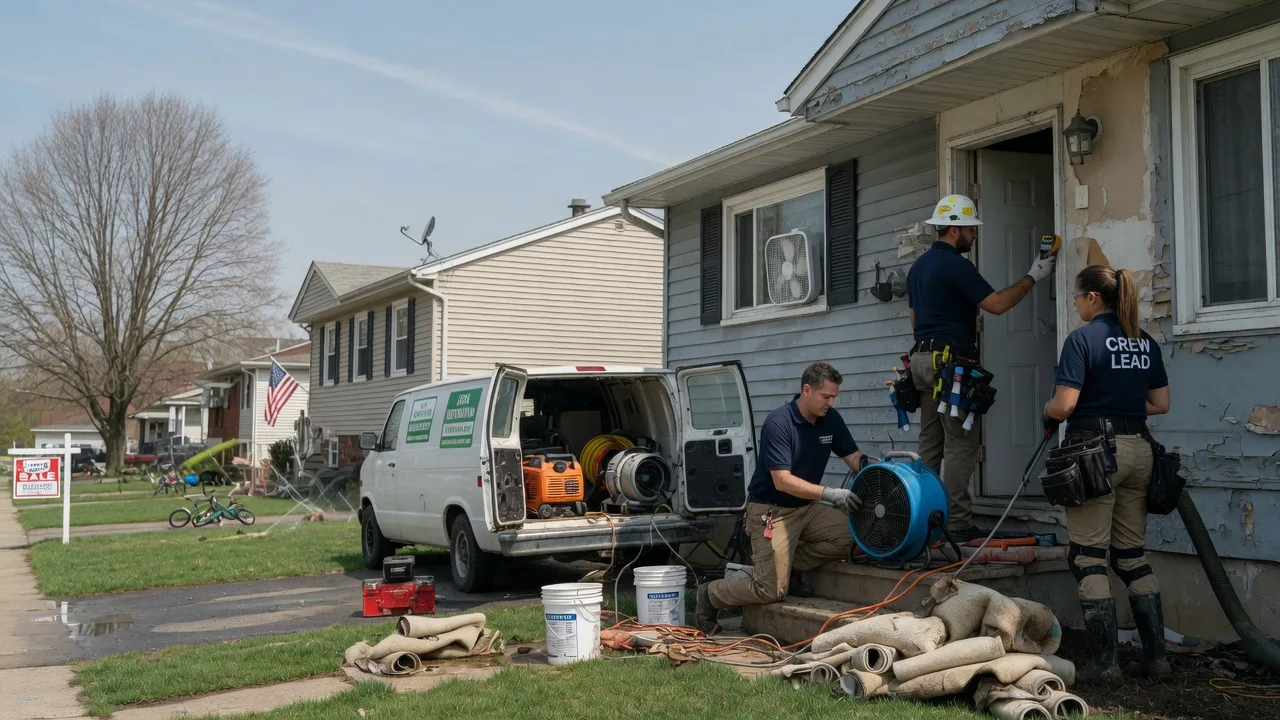 Flood Cleanup in Leawood, KS near me