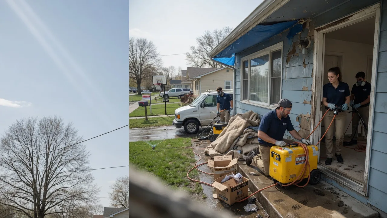 Basement Flood Cleanup in Leawood, KS near me